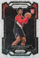 2023 Panini Prizm #141 Scoot Henderson White Sparkle Basketball Card