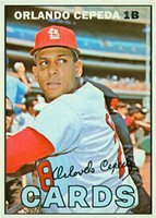 1967 Topps #20 Orlando Cepeda Baseball Card