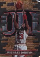 1997 Stadium Club Triumvirate #T1B Michael Jordan Luminous-Members Only Basketball Card