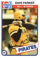 1980 Topps Pepsi-Cola All-Stars #16 Dave Parker Baseball Card