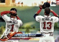 2018 Topps Update #US43 Ozzie Albies/Ronald Acuna Jr. Baseball Card