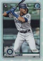 2020 Bowman Chrome #90 Kyle Lewis Refractor Baseball Card