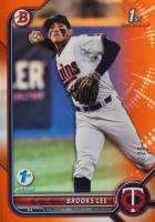 2022 Bowman Draft 1st Edition #153 Brooks Lee Orange Foil Baseball Card