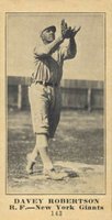1916 Sporting News #143 Davey Robertson Baseball Card