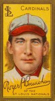 1911 Gold Borders #23 Roger Bresnahan Mouth closed Baseball Card