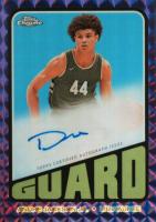 2023 Topps Chrome 1972 Topps Autographs #TAAJ Andre Jackson Jr. Purple Geometric Basketball Card