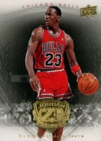 2009 Upper Deck Jordan Legacy Gold #12 Michael Jordan Basketball Card