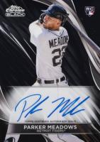 2024 Topps Chrome Black Autographs #PME Parker Meadows Baseball Card