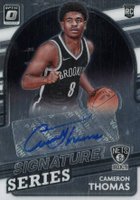 2021 Panini Donruss Optic Signature Series #SSCTH Cameron Thomas Basketball Card