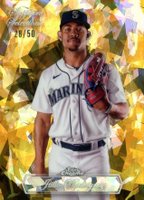 2023 Topps Chrome Sapphire Sapphire Selections #SS23 Julio Rodriguez Update-Gold Baseball Card