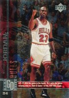 1997 Upper Deck Game Dated Memorable Moments #18 Michael Jordan Basketball Card