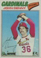 1977 Topps #541 John Denny Baseball Card