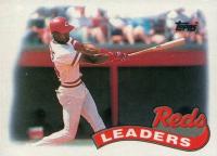 1989 Topps #111 Reds Leaders Baseball Card