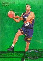 1997 Metal Universe #113 Jason Kidd Precious Metal Gems-Green Basketball Card