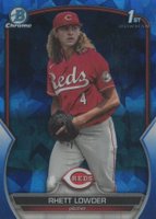 2023 Bowman Draft Sapphire Edition #BDC52 Rhett Lowder Baseball Card