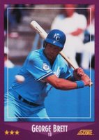 1988 Score Glossy #11 George Brett Baseball Card