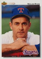 1992 Upper Deck #655 Nolan Ryan Gold Hologram Baseball Card
