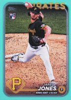 2024 Topps Update #US95 Jared Jones Aqua Baseball Card