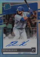 2020 Panini Donruss Optic Rated Rookies Signatures #RRSER Edwin Rios Holo Baseball Card