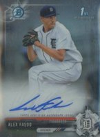 2017 Bowman Draft Chrome Draft Picks Autographs  #CDAAF Alex Faedo Baseball Card