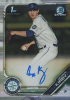 2019 Bowman Draft Chrome Draft Picks Autograph #CDAGK George Kirby Baseball Card