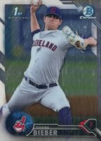 2016 Bowman Draft  #BDC68 Shane Bieber Chrome Baseball Card