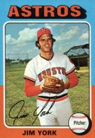 1975 Topps Mini #383 Jim York Baseball Card