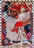 2014 Topps Chrome #150 Bryce Harper Batting-Xfractor Baseball Card