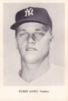 1962 Yankees Team Issue # Roger Maris Baseball Card