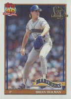 1991 Topps Desert Shield #458 Brian Holman Baseball Card