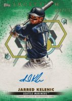 2022 Topps Inception Rookie and Emerging Stars Autographs #BRESJK Jarred Kelenic Green Baseball Card