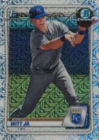 2020 Bowman Chrome Mega Box #BCP25 Bobby Witt Jr. Baseball Card
