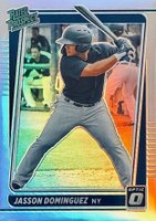 2021 Panini Donruss Optic Rated Prospect #RP11 Jasson Dominguez Holo Baseball Card