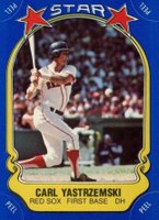 1981 Fleer Star Stickers #13 Carl Yastrzemski Baseball Card