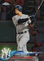 2018 Topps Chrome #1 Aaron Judge Batting Baseball Card