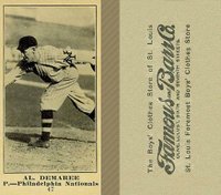 1916 Famous & Barr Co. #47 Al Demaree Baseball Card
