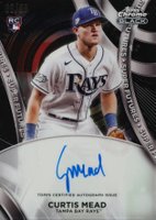 2024 Topps Chrome Black Super Futures Autographs #CM Curtis Mead Baseball Card