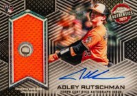 2023 Topps Chrome Topps Chrome Authentics Autograph Relic #ARU Adley Rutschman Baseball Card