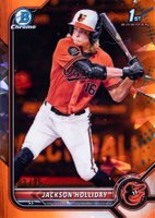 2022 Bowman Draft Chrome Sapphire Edition #BDC168 Jackson Holliday Orange Baseball Card