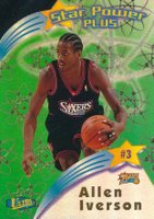 1997 Ultra Star Power #2 Allen Iverson Plus Basketball Card