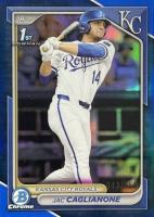 2024 Bowman Draft #BDC8 Jac Caglianone Chrome-Blue Refractor Baseball Card