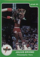 1985 Star Gatorade #5 Julius Erving Basketball Card