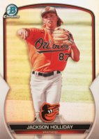 2023 Bowman Chrome Prospects #BCP227 Jackson Holliday Refractor Baseball Card