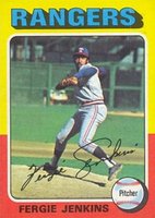 1975 Topps Mini #60 Fergie Jenkins Baseball Card