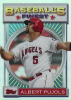 2020 Finest Flashbacks #47 Albert Pujols Refractor Baseball Card