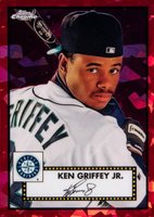 2021 Topps Chrome Platinum Anniversary #493 Ken Griffey Jr. Red Atomic Refractor Baseball Card