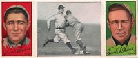 1912 Hassan Triple Folders # Chance beats out a Hit Shean/Chance Baseball Card