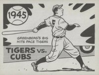1967 Laughlin World Series #42 1945- Tigers Vs. Cubs Baseball Card