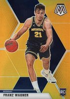 2021 Panini Chronicles Draft Picks #259 Franz Wagner Gold Basketball Card