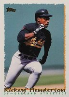 1995 Topps #559 Rickey Henderson Baseball Card